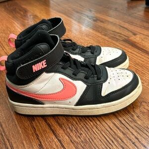 Girls Pink Nike high tops